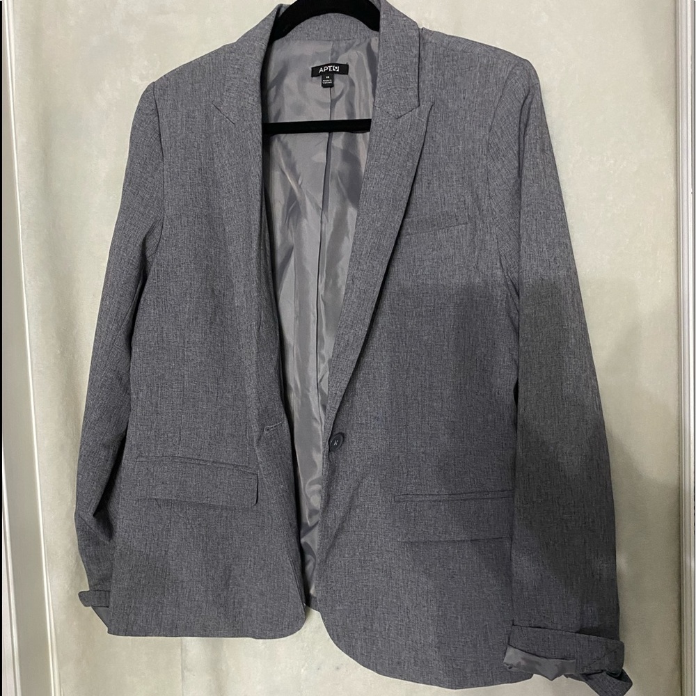 Gray women’s blazer